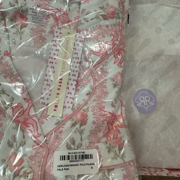 LoveShackFancy X Roller Rabbit Heirloom Monkey Polo Pajamas NWT Medium - Picture 8 of 11
